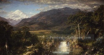  Fleuve Art - Coeur des Andes paysage Fleuve Hudson Frederic Edwin Church